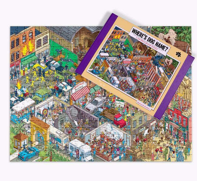 'Foxhound Studios' Jigsaw Puzzle Featuring your {breedFullName}